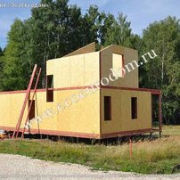 Дом из СИП-панелей в деревне Дубровка Брянской области с мансардным этажом 176 м2 из СИП панелей | фото, отзывы, цена