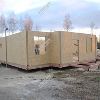 Фотографии строительства дома из СИП панелей в Московской области, г. Куровское из СИП панелей | фото, отзывы, цена