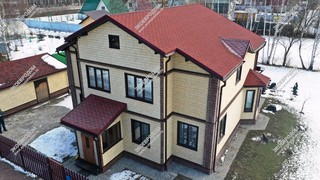 Фотографии строительства дома из СИП панелей в Московской области, г. Куровское | фото, отзывы, цена