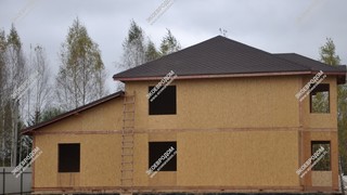 Фотографии строительства дома из СИП панелей в Калужской области в городе Малоярославце | фото, отзывы, цена