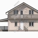 Проект одноэтажного дома с мансардным этажом «Васильково» из СИП панелей | фото, отзывы, цена