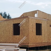 Фотографии строительства дома из СИП панелей в Егорьевском районе Московской области, д. Колычево-Боярское из СИП панелей | фото, отзывы, цена