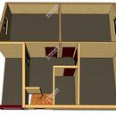 Проект одноэтажного дома с мансардным этажом «Дачный» из СИП панелей | фото, отзывы, цена