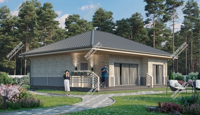Проект одноэтажного дома Токио | фото, отзывы, цена