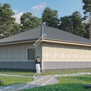 Проект одноэтажного дома «Токио» из СИП панелей | фото, отзывы, цена