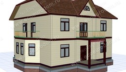 Дом в деревне Козино Красногорского района двухэтажный с мансардным этажом 432,7 м²  из СИП панелей | фото, отзывы, цена