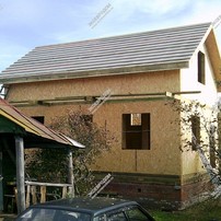 Дом в селе Городковичи, Рязанской области с мансардным этажом 108 м² из СИП панелей | фото, отзывы, цена