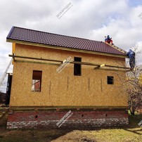 Дом в селе Городковичи, Рязанской области с мансардным этажом 108 м² | фото, отзывы, цена