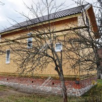 Дом в селе Городковичи, Рязанской области с мансардным этажом 108 м² из СИП панелей | фото, отзывы, цена
