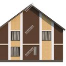Проект двухэтажного дома «Гулливер» из СИП панелей | фото, отзывы, цена