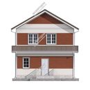 Проект двухэтажного дома «Ожидание» из СИП панелей | фото, отзывы, цена