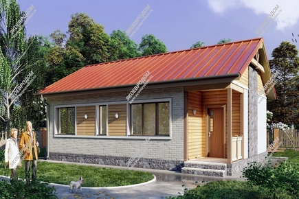 Проект одноэтажного дома Лесные узоры | фото, отзывы, цена