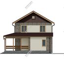 Проект двухэтажного дома «Черемушки» из СИП панелей | фото, отзывы, цена