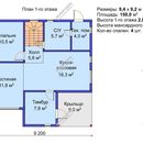 Проект одноэтажного дома с мансардным этажом «Куршавель» из СИП панелей | фото, отзывы, цена