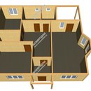Проект одноэтажного дома «Силвестре» из СИП панелей | фото, отзывы, цена