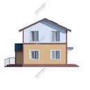 Проект двухэтажного дома «Спилберг» из СИП панелей | фото, отзывы, цена