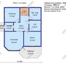Проект одноэтажного дома с мансардным этажом «Сосновые угодья» из СИП панелей | фото, отзывы, цена