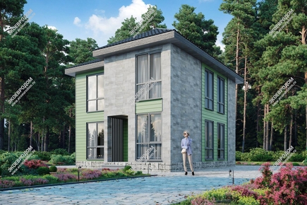 Проект двухэтажного дома Антария | фото, отзывы, цена