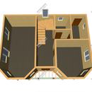 Проект двухэтажного дома Синеоково из СИП панелей | фото, отзывы, цена