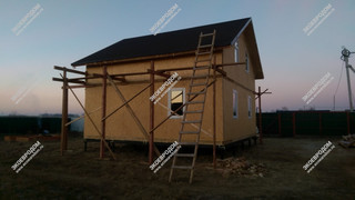 Фотографии строительства дома из СИП панелей в Брянском районе Брянской области, село Глинищево | фото, отзывы, цена