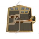 Проект одноэтажного дома с мансардным этажом «Джуриен» из СИП панелей | фото, отзывы, цена