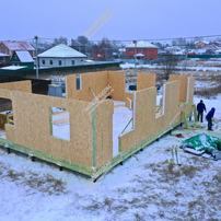 Дом в городе Егорьевске одноэтажный 111,7 м² из СИП панелей | фото, отзывы, цена