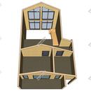 Проект одноэтажного дома с мансардным этажом «Марокко» из СИП панелей | фото, отзывы, цена