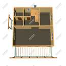 Проект одноэтажного дома с мансардным этажом Яковлево из СИП панелей | фото, отзывы, цена