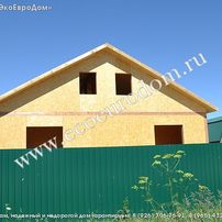 Фотографии строительства дома из СИП панелей в городском округе Кашира Московской области, деревня Горки | фото, отзывы, цена