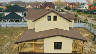 Дом в поселке Подольской машинно-испытательной станции двухэтажный 348,2 м² из СИП панелей | фото, отзывы, цена