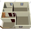 Проект дома с мансардным этажом Оптима | фото, отзывы, цена