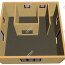 Проект одноэтажной бани «Ручеек» из СИП панелей | фото, отзывы, цена