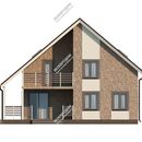 Проект одноэтажного дома с мансардным этажом Хомер | фото, отзывы, цена