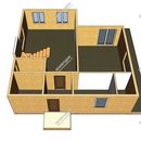 Проект одноэтажного дома с мансардным этажом Хомер | фото, отзывы, цена