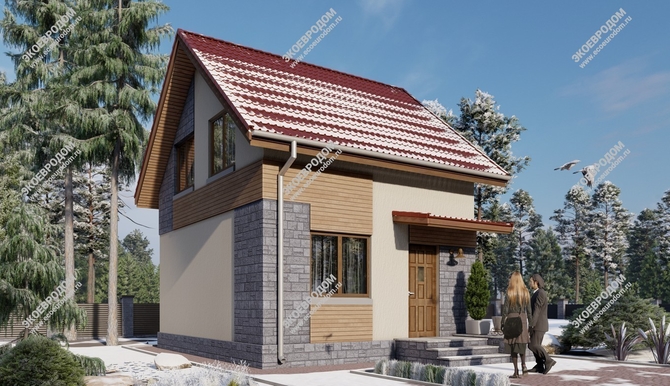 Проект двухэтажного дома Русанцево | фото, отзывы, цена
