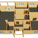 Проект одноэтажного дома «Мелодия» из СИП панелей | фото, отзывы, цена