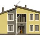 Проект одноэтажного дома с мансардным этажом «Рубеж» из СИП панелей | фото, отзывы, цена