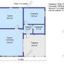 Проект одноэтажной бани «Некрасово» из СИП панелей | фото, отзывы, цена