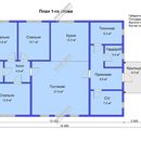 Проект одноэтажного дома «Жемчужина» из СИП панелей | фото, отзывы, цена