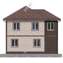 Проект двухэтажного дома «Есаул» из СИП панелей | фото, отзывы, цена