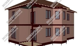 Дом двухэтажный 180,9 м² по проекту 18-09 из СИП панелей | фото, отзывы, цена