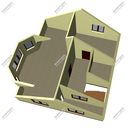 Проект одноэтажного дома с мансардным этажом Тамплиер | фото, отзывы, цена