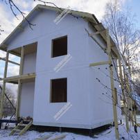 Дом в деревне Парыкино двухэтажный 112,5 м² из СИП панелей | фото, отзывы, цена