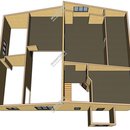 Проект одноэтажного дома с мансардным этажом «Сибирский терем» из СИП панелей | фото, отзывы, цена