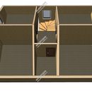 Проект одноэтажного дома с мансардного этажа «Лаура» из СИП панелей | фото, отзывы, цена
