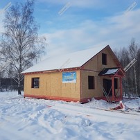 Фотографии строительства дома из СИП панелей в Московской области, Егорьевском районе, д. Жучата из СИП панелей | фото, отзывы, цена
