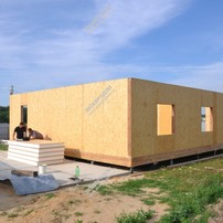Фотографии строительства дома из СИП панелей в Егорьевском районе Московской области в деревне Жучата из СИП панелей | фото, отзывы, цена