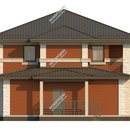Проект двухэтажного дома «Авиньон» из СИП панелей | фото, отзывы, цена
