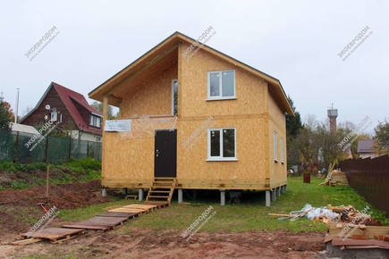 Дом в деревне Крюково одноэтажный с мансардным этажом 126,7 м² | фото, отзывы, цена