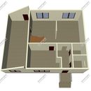 Проект одноэтажного дома с мансардным этажом «Заречье» из СИП панелей | фото, отзывы, цена